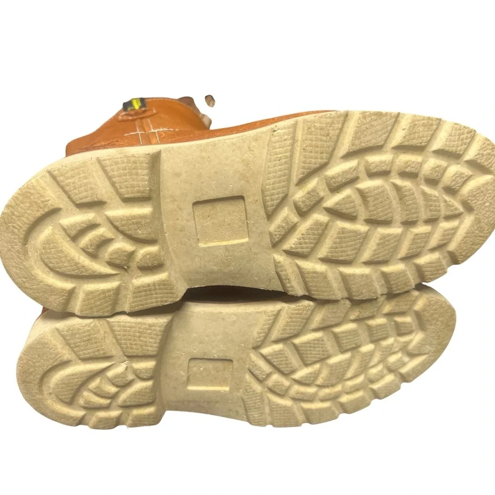 Thorogood Boots Kids 5M Tan Pull On Leather 414-4310 Wellington Work Western SEO